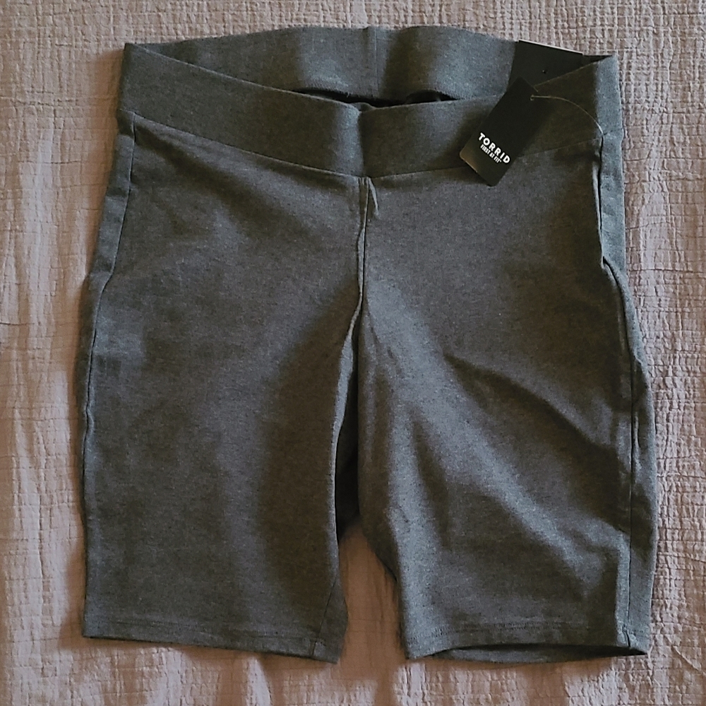 Grey Torrid Bike Shorts